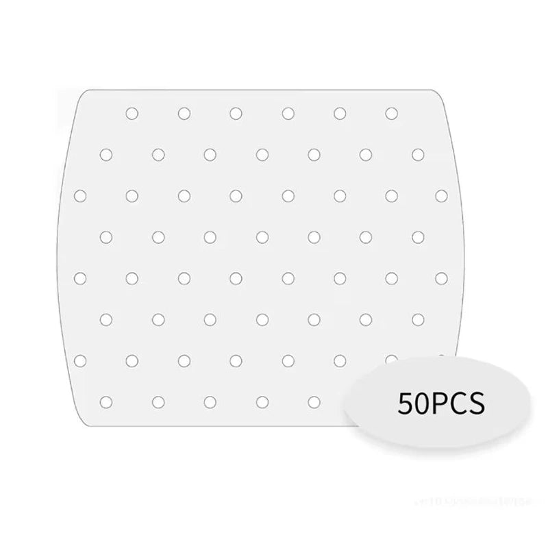 50pcs Air Fryer Parchment Paper For Ninja Foodi Grill 5-in-1 AG301 Ninja Foodi Accessories Air Fryer Accessories Air Fryer Liner