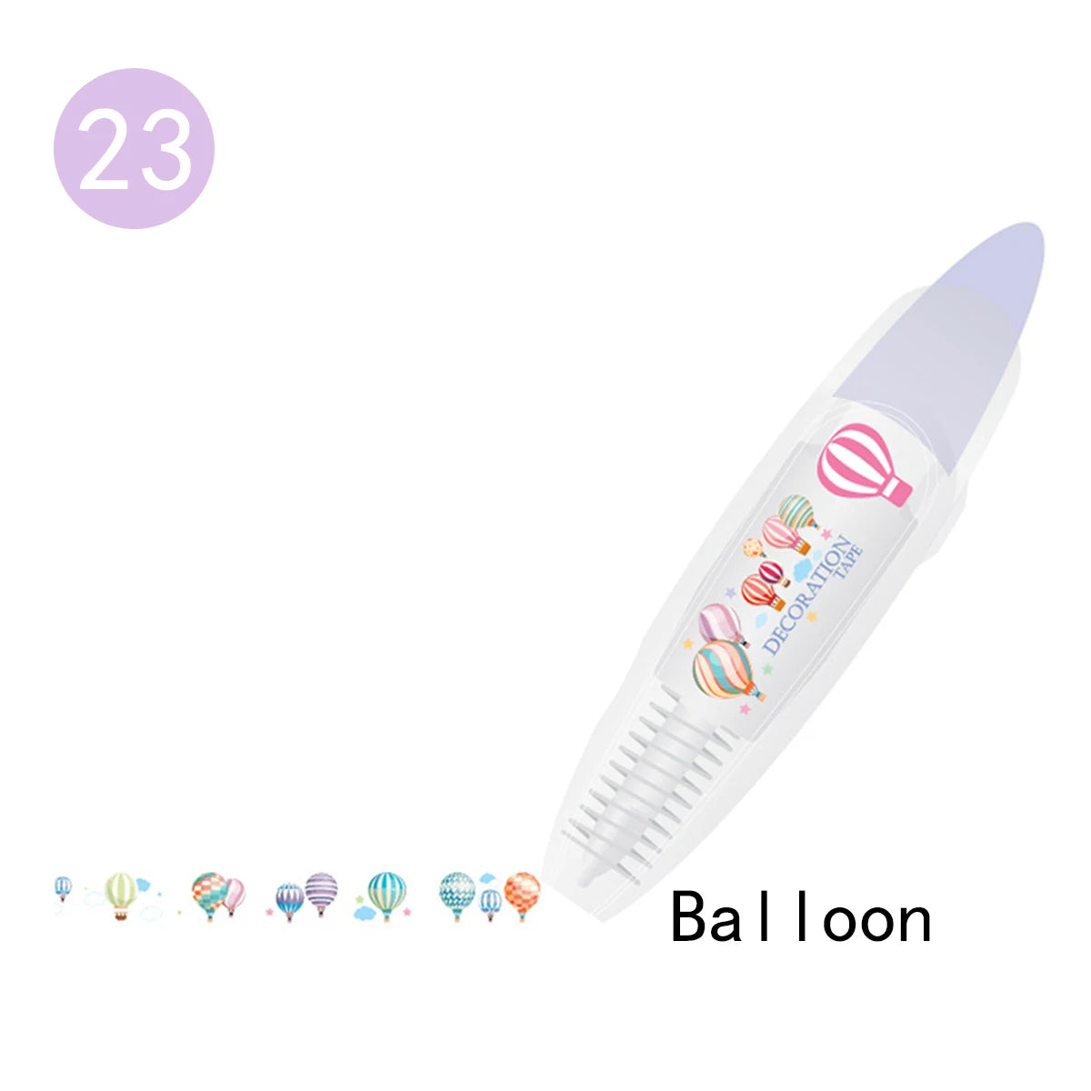 KawaiiDuck Panda Cherry Fish Balloon Strawberry Press Type Decorative Correction Tape Diary Stationery School Supply