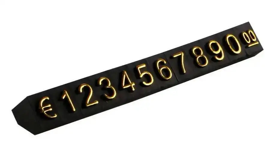 10pcs 9x6mm Adjustable Dollars Number Stand Watch Labels Cube Price Tags