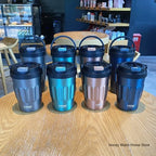 TYESO Vacuum Flasks Thermos Water Bottles 400ml/500ml Stainless Insulated Cup 304 Original Car Tumbler Cold and hot Coffee Mug