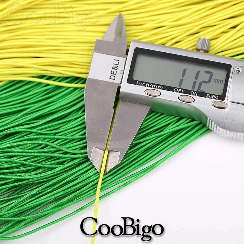 5 Meters 1mm 2mm 3mm Round Elastics Bungee Shock Cord Elastic Rope Rubber Band Strap String Cordon Shoelaces Sewing Accessories