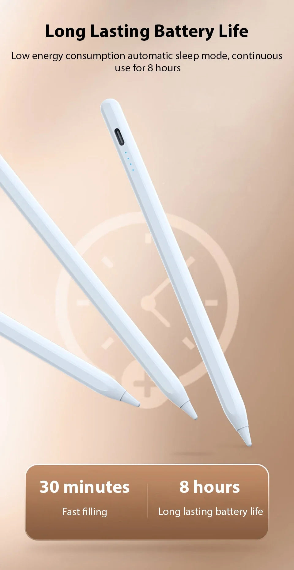 Universal Actiive Stylus Pen For Android IOS iPad 9th 10th MINI 6 7 Tablet Touch Pencil Drawing For Huawei Lenovo P12 M10 Y700