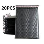 20 Pcs Bubble Envelopes - Large Size Black Bubble Mailers Self Seal, Waterproof Postal Bags for Protecting Mailing & Packaging