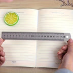 3Pcs Stainless Steel Ruler Set, Durable Accurate Measuring Tool, Anti-Slip Back, Easy-to-Read Markings, 304 Stainless Steel for