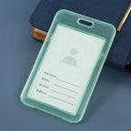 Women Men Card Cover Case Plastic Transparent Business Credit Cards Bank ID Card Sleeve Protect Holder Case for Student