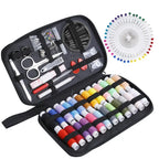 Complete Sewing Kit with Threads Needles Scissors Tape Measure Buttons Portable Travel DIY Embroidery Handwork Sewing Tool Set