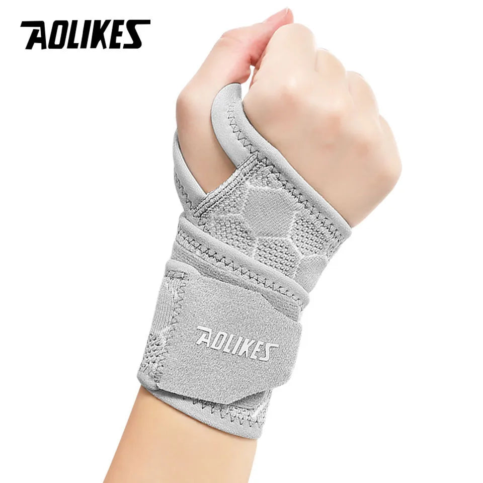 AOLIKES 1PCS New Wrist Brace for Carpal Tunnel Relief Light Support - Compression Wrist Support,Wrist Guards Fit Right Left Hand