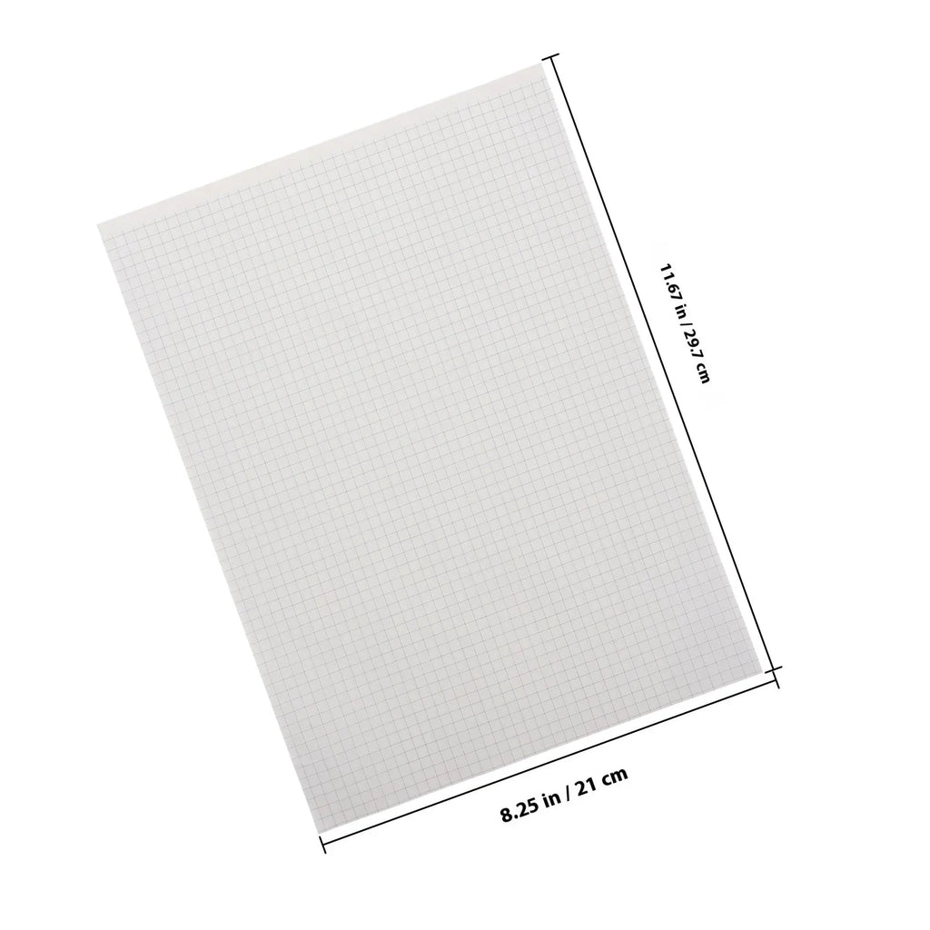 40Sheets Thickened Graph Paper Notebook Clear Grid Layout Ideal for Math Engineering Drafting Sketching Large Capacity Back to