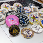 2.5cm Customize Your Photo Pins Brooch Personalized Name Birth Date Lapel Pin Shirt hat Badge Jewelry Best gifts