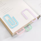 4pcs/lot Kawaii macarons Paper Clip Decorative Bookmark Binder File Clips School Office Stationery Accessories