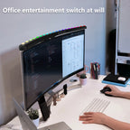 Computer Monitor Light Bar RGB Music Rhythm Screen Hanging Lights Dimming Desk Lamp Reading Gaming Table Lighting