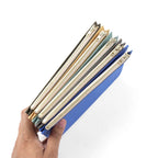 Canvas Zipper Card Holder for Travel Notebook, Canvas Storage Bag File Folder Refill Insert for Standard Journals Stationery