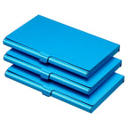 1/2/3Pcs Business Card Holder Metal Box Cover Credit Card Holder Aluminum Alloy Flip Cover Slim Name Cards Case for Women Men
