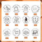 Custom Embosser Stamp,From the Library Embosser,Personalized Book Embosser Stamps,Custom Logo,Magic School,Gift for Book Lover