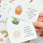 Mr Paper, 90 Inspirational Affirmation Cards Student Stationery Supplies kawaii stationery cardstock paper affirmation cards
