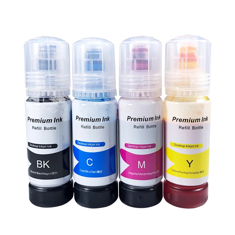 L3250 Refill Dye Ink 103 544 For Epson EcoTank I3150 3250 ET-2710 2711 2712 2714 2715 2720 2726 Inkjet Printer