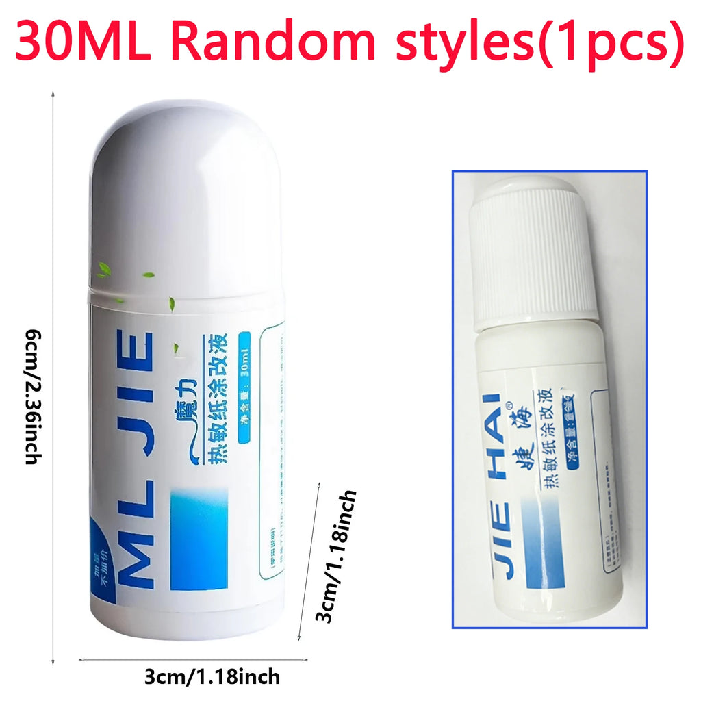 Portable Thermal Paper Correction Fluid Fast-Drying Anti Peep Identity Information ID Info Privacy Protector Quick Eraser Covera