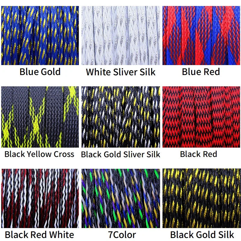 5/10M Braided Cable Sleeve 3mm 4mm 6mm 8mm 10mm 12mm 14mm PET Expandable Cover Insulation Nylon Sheath Wire Wrap Protection