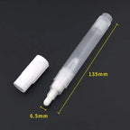 Creative Plastic Empty Pen Rod 3mm 5mm 6.5mm 8mm 10mm Barrels Tube for Graffiti Pens Liquid Chalk Markers Paint Pen Accessories