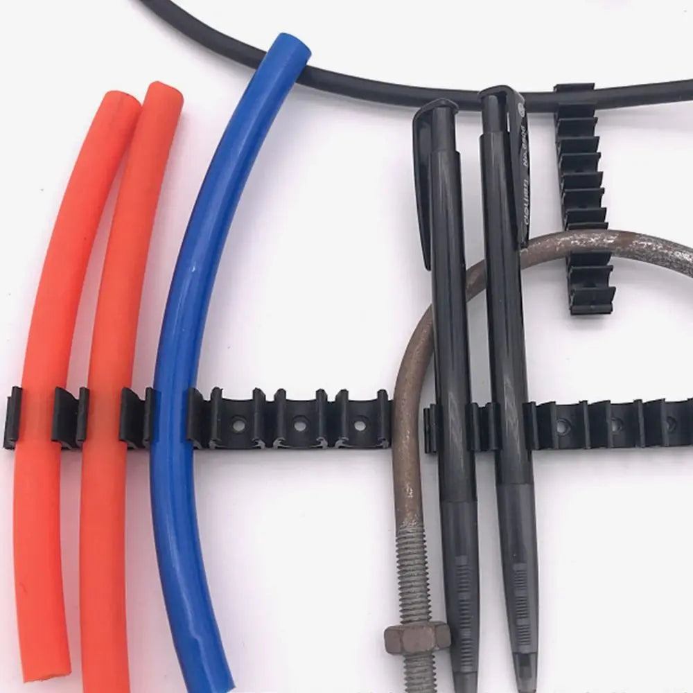 4/6/8/10/12mm Nylon Pneumatic Tube Air Hose Fixing Clamp 6 Way Water Pipe Holder Gas Compressor Tubing Diversion Flow Clip