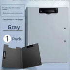 New A4 File Folder Clipboard Writing Pad Memo Clip Board Double Clips Organizer School Office Stationary
