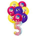 True Rainbow Kingdoms Birthday Party Decoration Disposable Tableware Balloons Paper Plate Napkins kids Baby Shower Supplies