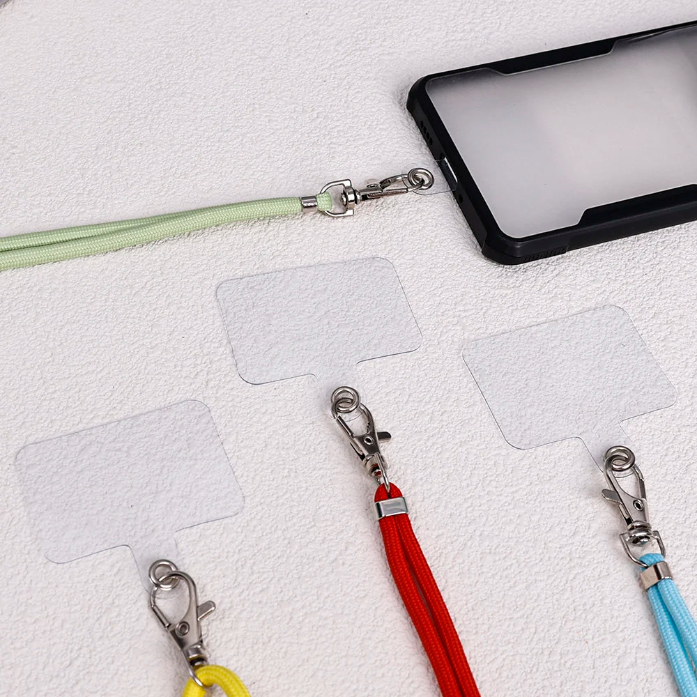 Cell Phone Lanyard Crossbody Adjustable Neck Strap for Around The Hand with Clear Tether Tab for Most Full Coverage Phones Case