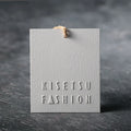 Special Paper Bump Printing Fashion Embossed Letter Tag Women's Clothing Personality Design Custom Factory Direct Sales