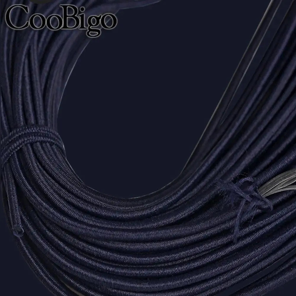 5 Meters 1mm 2mm 3mm Round Elastics Bungee Shock Cord Elastic Rope Rubber Band Strap String Cordon Shoelaces Sewing Accessories