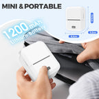 Marklife X2 Portable Mini Printer Similar to Marklife P50 Adhesive Sticker Printer Wireless Bluetooth Labeling Machine DIY Label