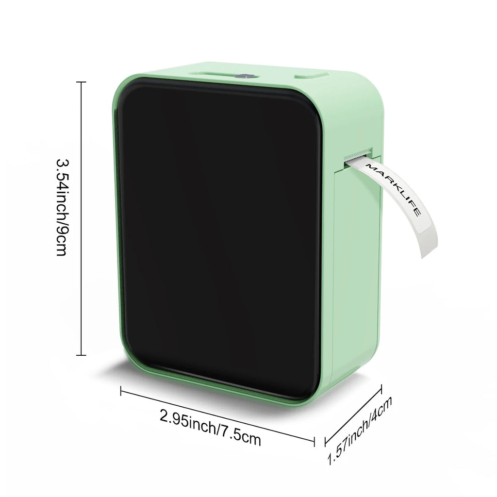 Marklife P15 Label Printer Portable Thermal Printer Inkless Mini Sticker Maker With Adhesive Label Printer As D11/D110/Q30 Print