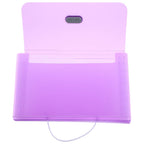 Portable Expanding File Organizer Accordion Folder Multi Layer Document Storage Pouch for Office Conference Room Home Receipts