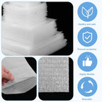 10-40PCS Transparent Double Sided Bubble Mailer Self Seal Gift Packaging Bag Self-adhesive Express Bubble Envelope Plastic Bags