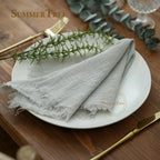 Napkin Cotton Gauze 42x42cm Retro Cheesecloth Rustic Table Decoration Muslin Tea Towel Cloth Napkins Wedding Supplies