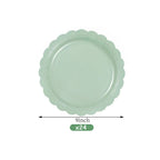96 Pcs Sage Green Paper Plates And Napkins, 24 Guest Sage Green Party Supplies For Wedding, Birthday,Valentine's Day, Ramadan