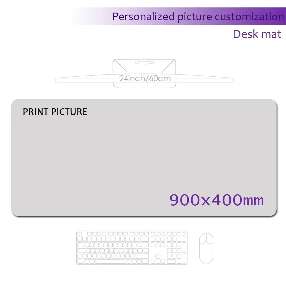 Create Your Own Personalized Mousepad Print Custom Mouse Pad Company Playmat Deskmat 1200x600 Customizable Keyboard Computer Mat
