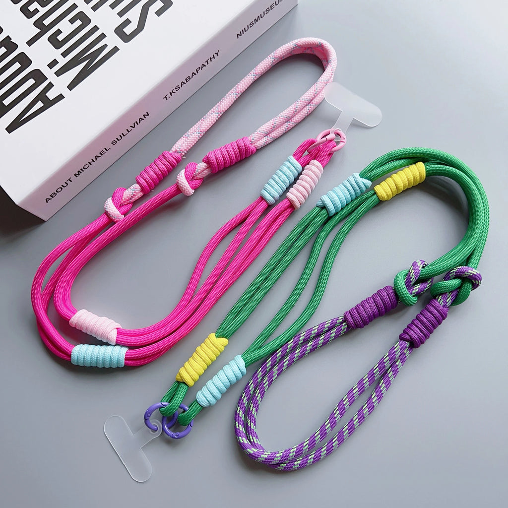 1Pc Lanyard Cross-body Shoulder Straps Keychain Adjustable Korea Long Rope with Replacement Patch for DYM Phone Accessories