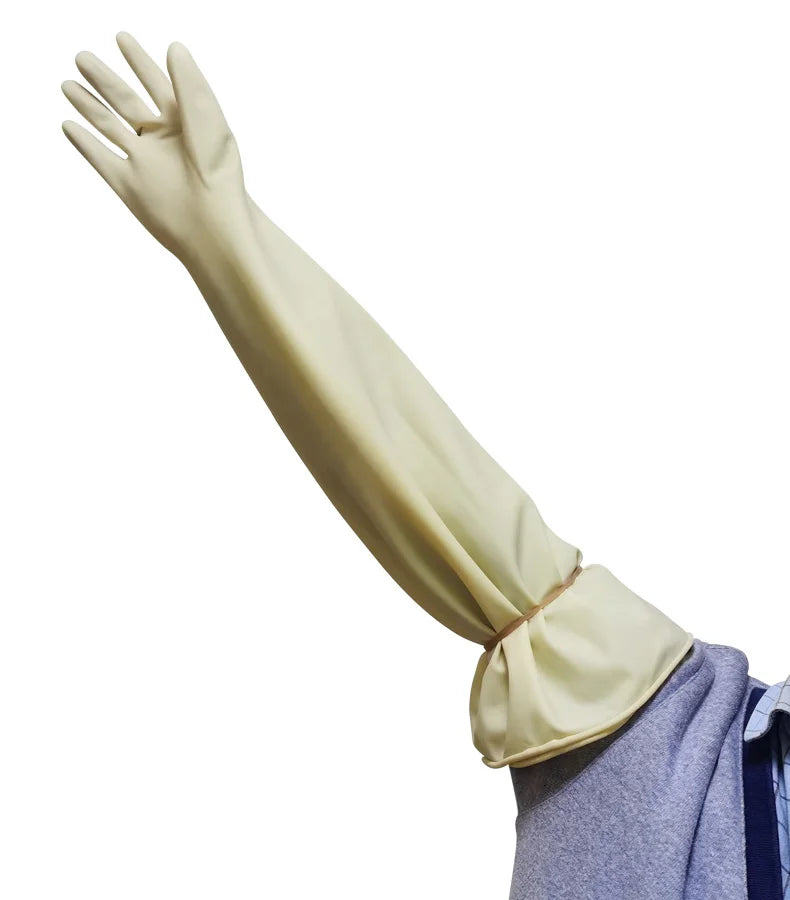 Durable Long Kitchen Clean Tools Waterproof For Washing Acid and Alkali Resistant Industrial Non-Toxic Latex Gloves