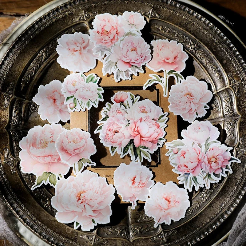 Vintage Mottled Clip Lady Hand Cardstock DIY Junk Journal Collage Flower Frame Door Craft Paper Thick Card Material Scrapbooking