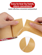 Water free kraft paper tape, environmentally friendly for writing, sealing tape, used for masking, sealing, and packaging