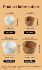 100/200pcs Disposable Paper Leak-proof Food Dipping Cup 0.75/1/2 oz Cup Suitable For Medicine Dispensing Supermarket Tasting Cup