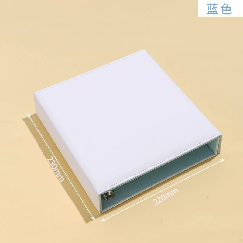 Big A5 Photocard Binder Magnetic D 3 Rings 4Grid Collect Book Kpop Photo Album PU Leather Photo Holder Korean 포카 바인더