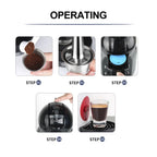 Refillable For Dolce Gusto Capsule Silicone Sleeve Stainless Steel Metal Dolci Gusto Coffee Maker Coffee Scoop Tamper i Cafilas