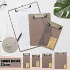 2Pcs Document Folder A6/A5/A4 Clipboard Ticket Bill Holder Hanging Cardboard File Folder Board Notepad Board Writing Pad