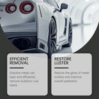 Car rust remover car wheel care quick remover car exhaust pipe rust removal spray cleaning metal iron powder