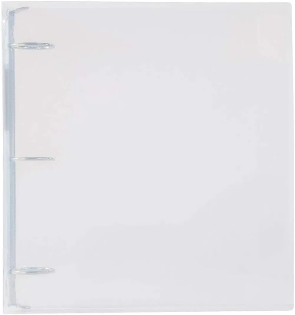2-Inch 3 Ring Binder, Clear, Pack Of 2 For Organizing Documents
