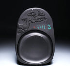 Exquisite Traditional Portable Lightweight Calligraphy Inkstones Huizhou Ink Slabs Perfect for Brush Writing Students Inkstone