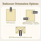 Embosser Stamp LOGO Customized Wedding Library Book Private Seals Customization Envelope Party Invitation Embossing Stamps DIY
