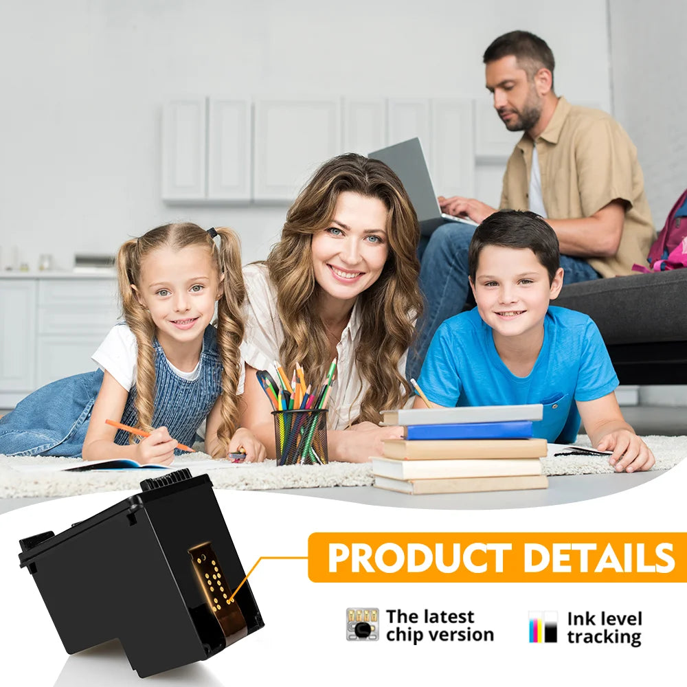 Reprinpic 664XL Ink Cartridge Compatible For HP 664 HP664 Deskjet 1115 2135 2675 3635 3775 4536 4538 5075 5275 Printer