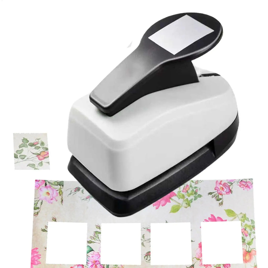 Square Punches For Paper Crafts Hole Cutter Paper Punches for Adult Child Student Kids card making custom scrapbooking  Photo